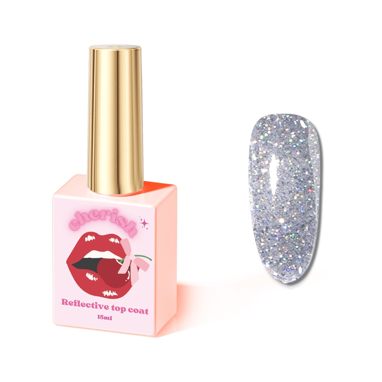 Colorful Reflective Gel Top Coat