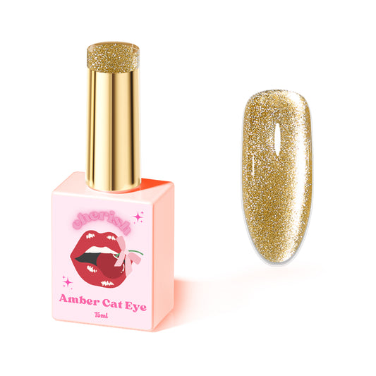 Amber Cat Eye ~ Antique