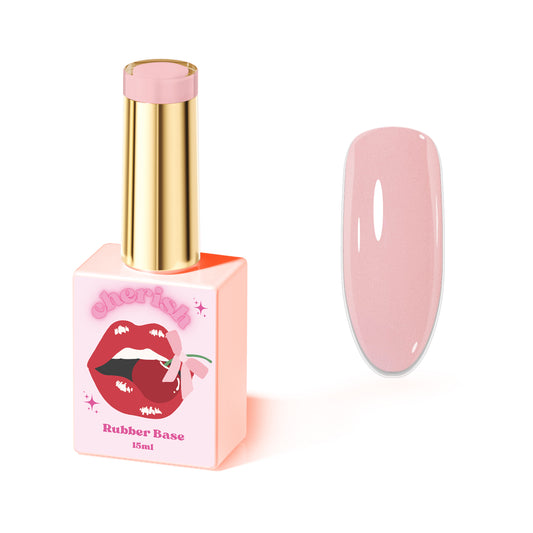 Blushing Elegance - Rubber Base